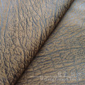 Micor Suede Nucbuck Leather Fabric with Bronzing Treatment